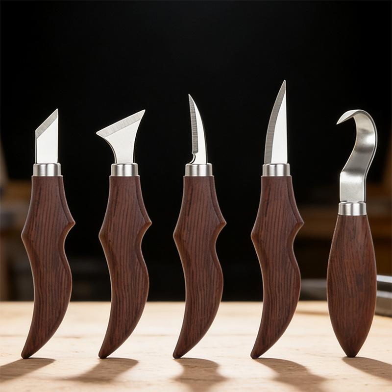 Набор из 5 ножей для резьбы по – обзор и цена Wood Chisel Set